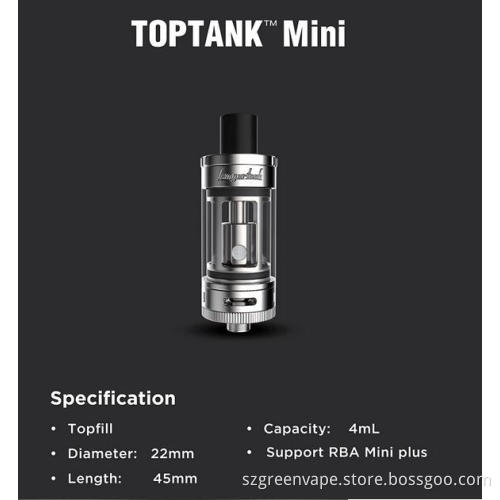 Kangertech Toptank Mini 4ml SSOCC Atomizer Kit Toptank Mini Bell Cap